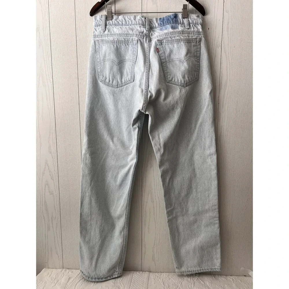 Vintage 1991 505 Levi's Jeans Light Wash Straight Leg Jeans 36x30
